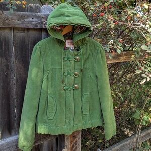 Paddington Bear Style cute shamrock green coat